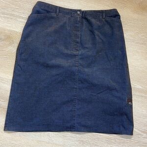 🖤2/$20 Blue Corduroy Casual Summer Skirt. Eric Alexander